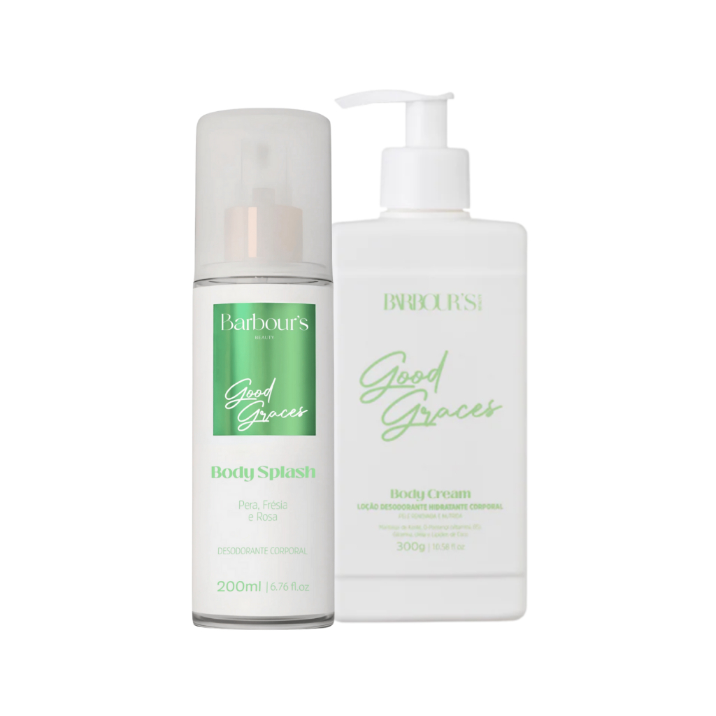 Kit Body Splash e Hidratante Good Graces Barbour's em Oferta na Shopee