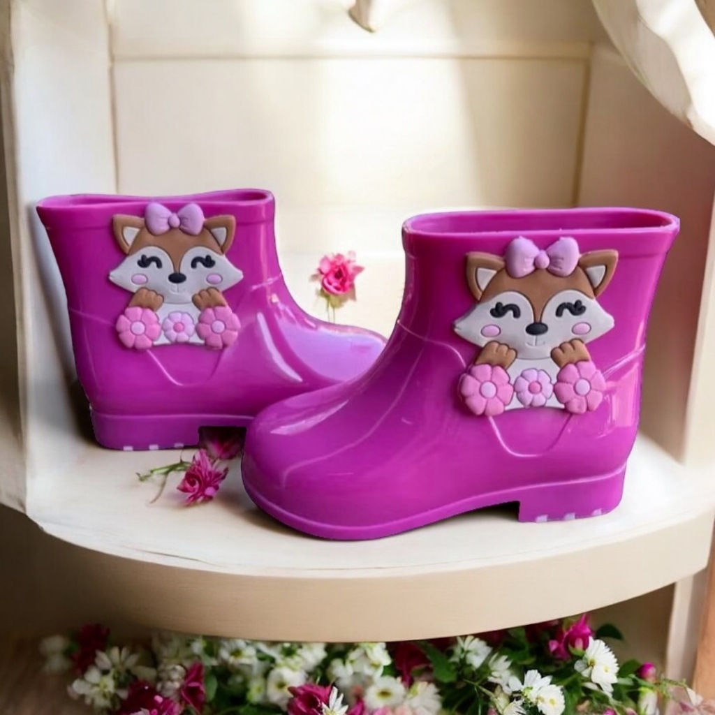 Galocha Infantil Menina Bota Leve Confortável Antiderrapante