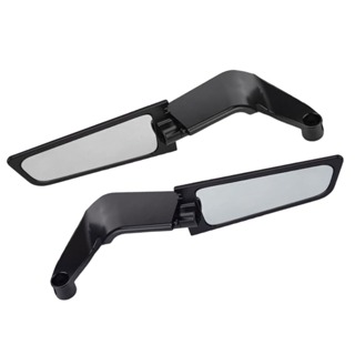 PAR DE RETROVISOR AIRFOIL EM NYLON ASA DE VENTO 90 GRAUS 108mm HONDA E YAMAHA em Oferta na Shopee