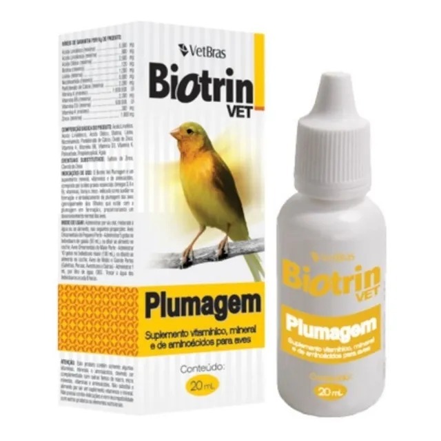 Biotrin Vet Plumagem 20ml Vetbras