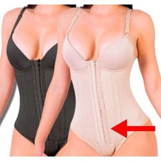 Body Modelador com Fecho Frontal | Compressão Alta | Modela Corpo e Valoriza Curvas | Cinta Modeladora | M G GG