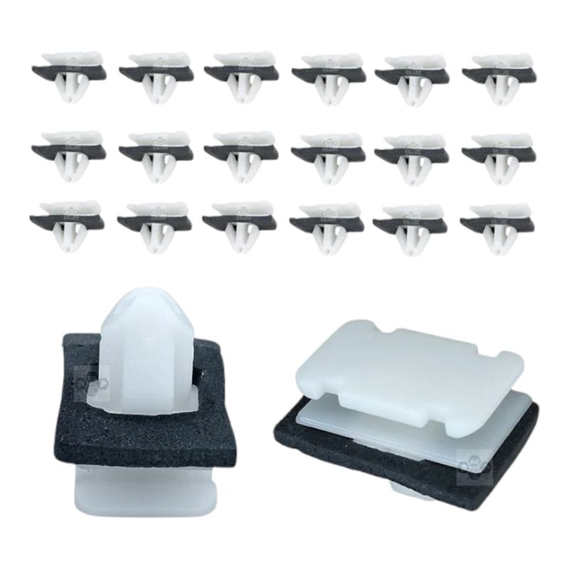 Kit C/10 Presilha Moldura Paralama Jeep Compass 2016/2021