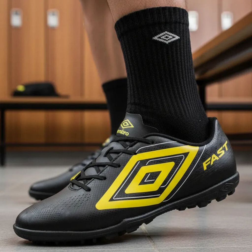 Chuteira Futebol Society Fast II Futebol de Salão Quadra Adulto Unissex Original Umbro