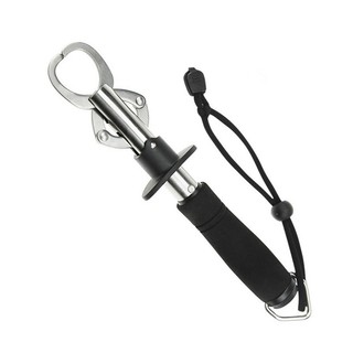 Alicate Contenção Pega Peixe Com Balança Integrada Aço Inox Cabo Pesca Esportiva Água Doce Salgada