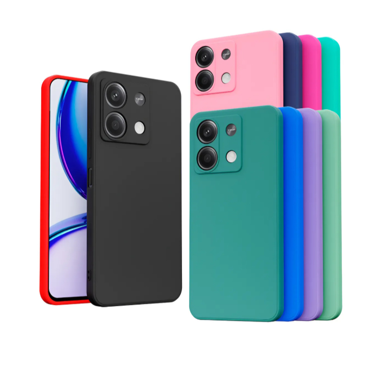 Capa Capinha Compativel Para Redmi 15c Silicone Aveludada.+pelicula inquebravel