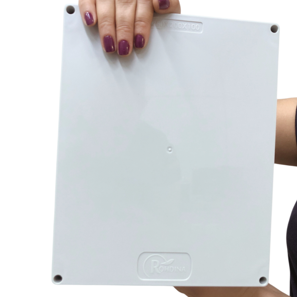 Caixa Plástico Para Elétrica Uso Diversos Painel Montagem IP68 24x20x10cm