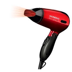 Secador Maxis Travel Mondial Vermelho e Preto 1200W SC-10 em Oferta na Shopee