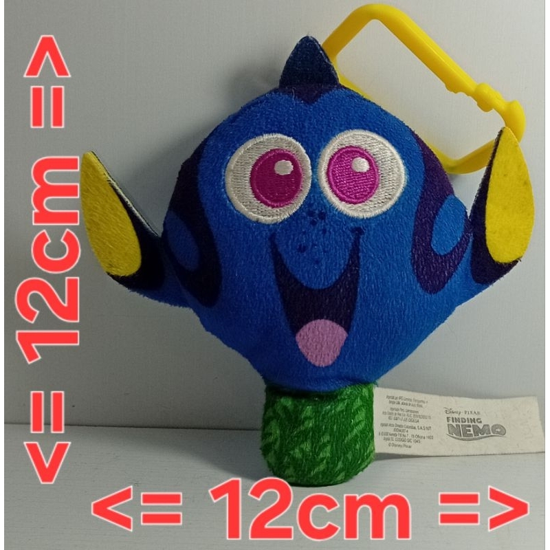 Chaveiros de pelúcia do personagem Dory Pelúcia inspirada no personagem Pixar  McDonald's 2021Chaveiros de pelúcia do pe