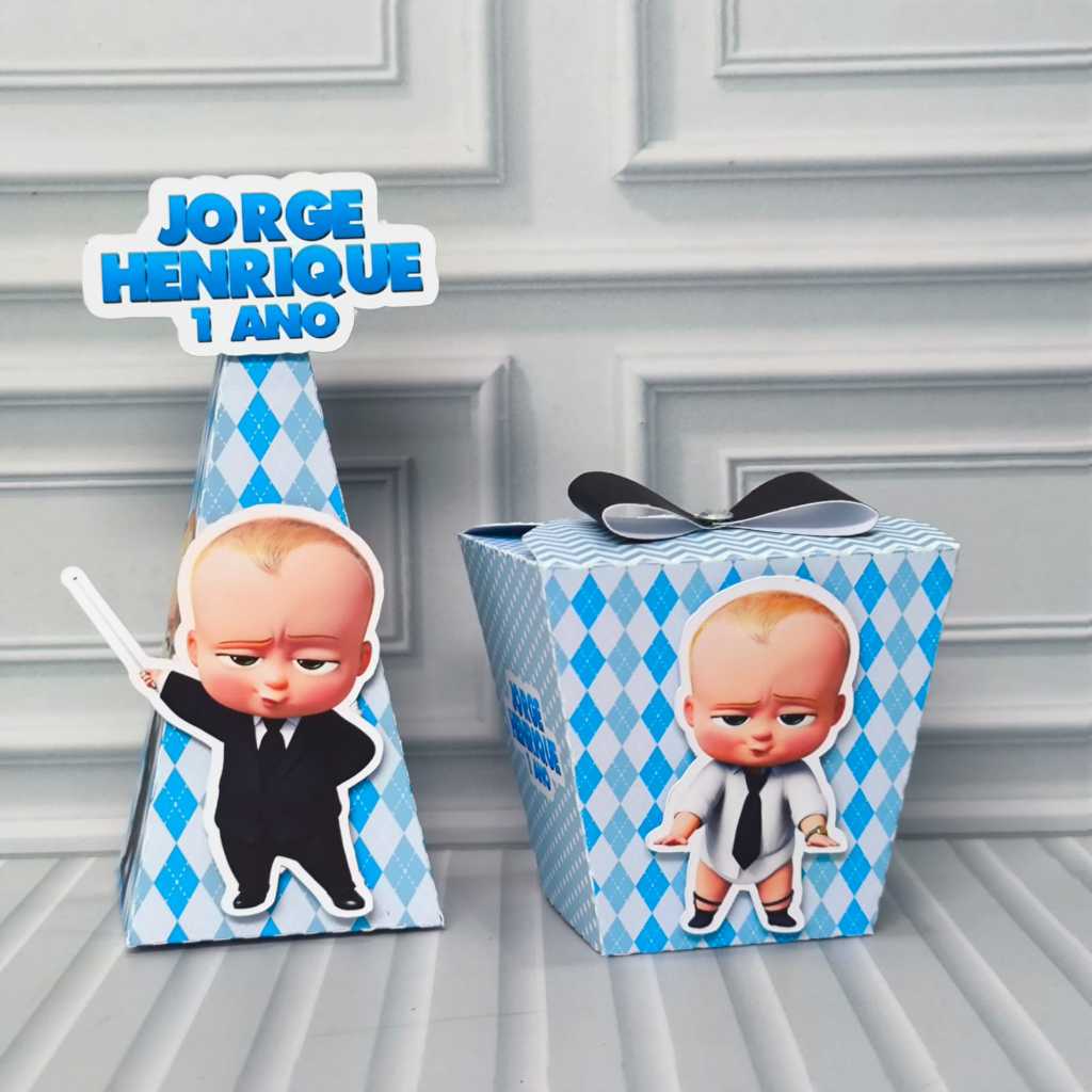 Kit Festa O Poderoso Chefinho - Lembrancinhas Aniversário Personalizada - O Poderoso Chefinho