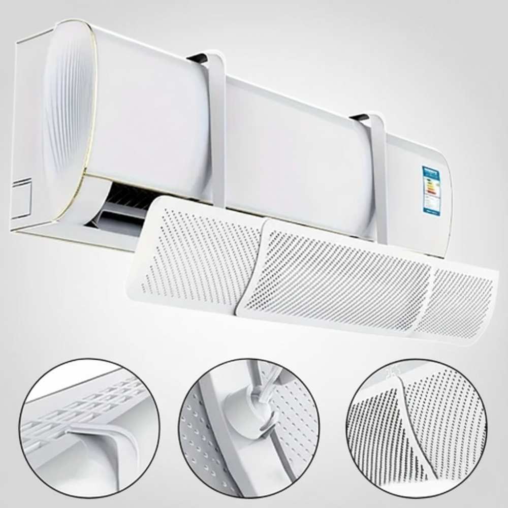Vittak Defletor Ar Condicionado Split Ajustável Universal 7 A 30mil Btus Difusor de Vento Suporte Com Regulagem em Oferta na Shopee