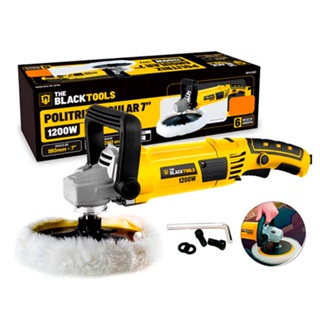 Politriz Angular Automotiva 7 Polegadas 1200w 4200rpm Bpa1200 The Black Tools em Oferta na Shopee