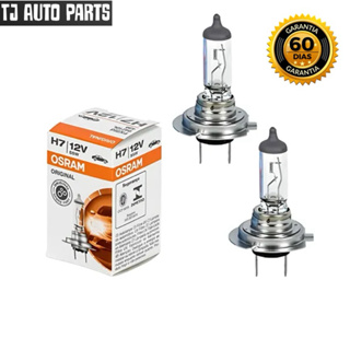 Par de Lâmpada H7 12v Osram Classic 55w Original Genuina em Oferta na Shopee