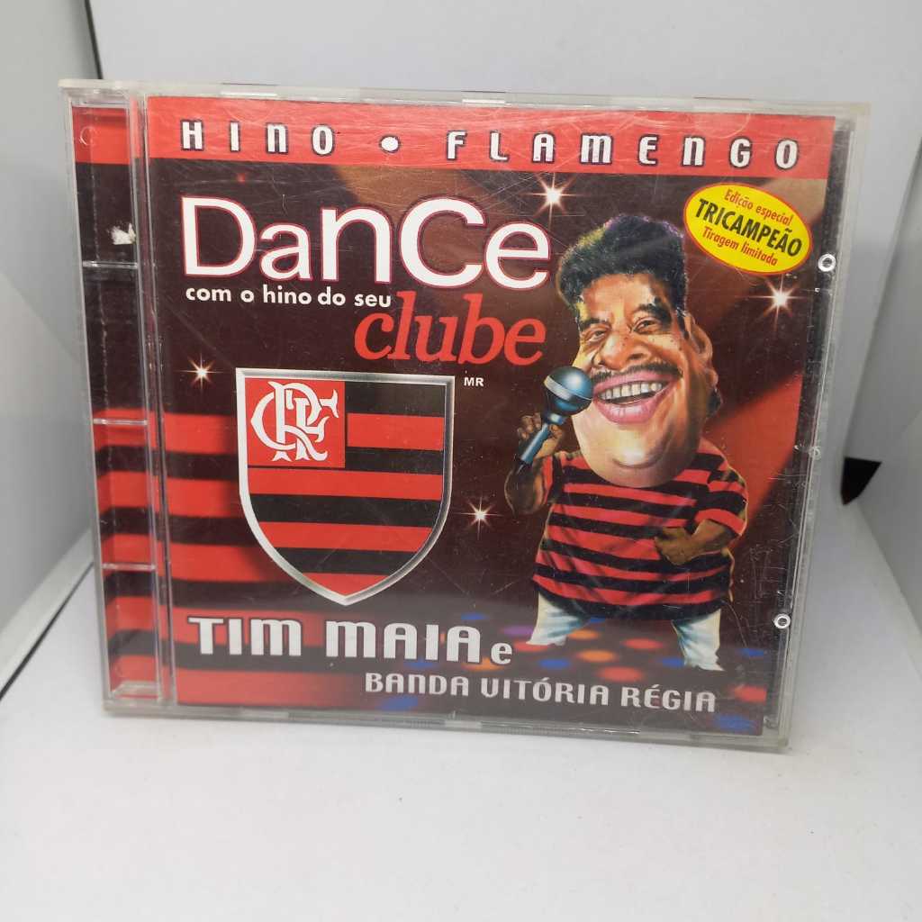 CD TIM MAIA E BANDA VITÓRIA RÉGIA - DANCE COM O HINO DO SEU CLUBE (FLAMENGO)