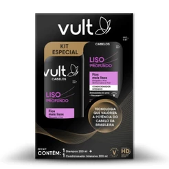 Shampoo + Condicionador Vult Liso Profundo 200ml
