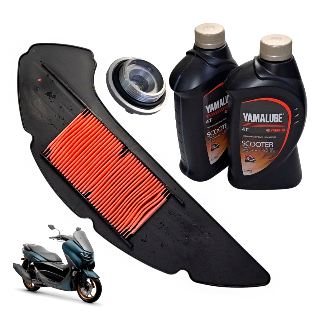 Kit Manutenção 2 Óleos 10w40 Filtro De Ar Tampa Bujão Dreno 2021 2022 2023 2024 2025