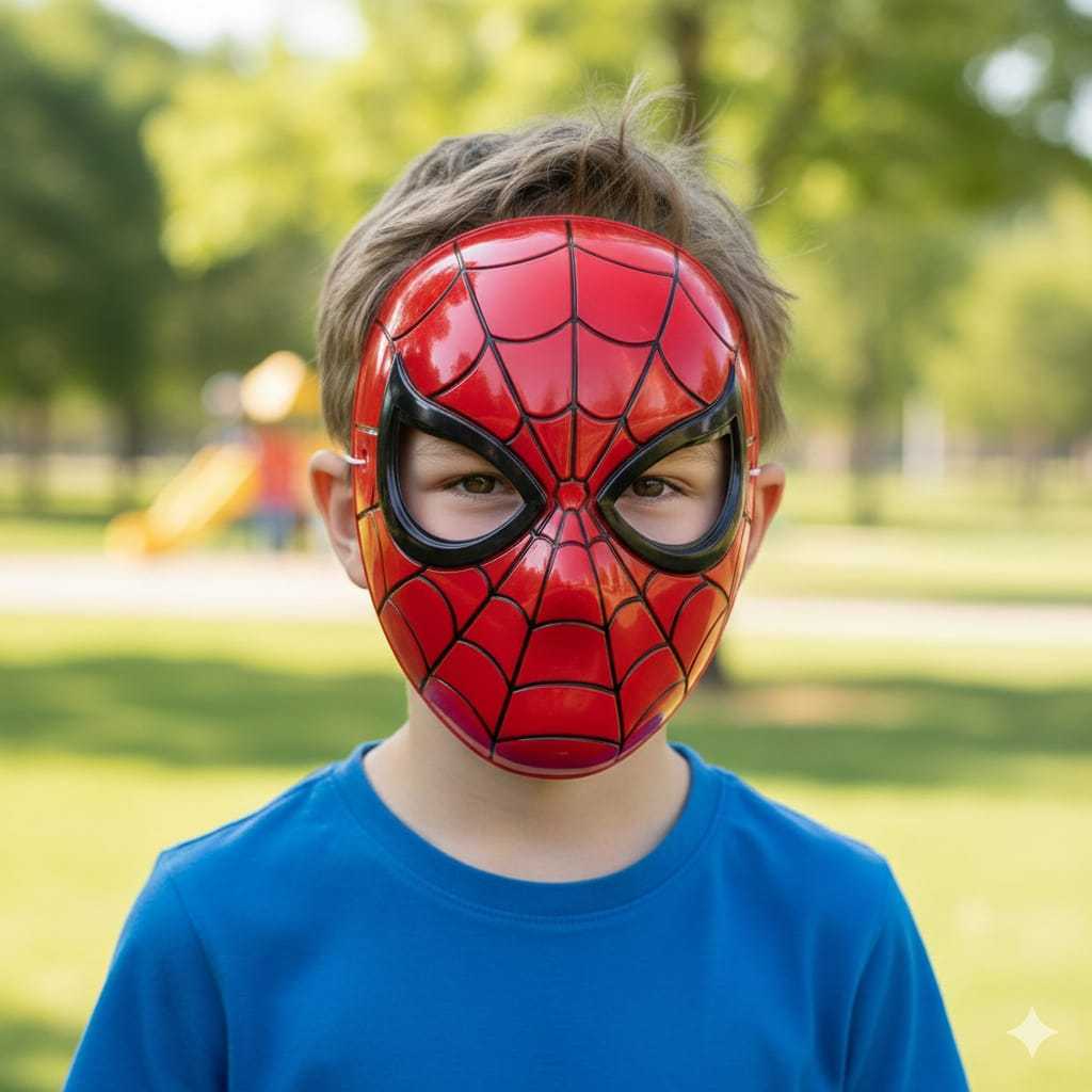 Máscara de Plástico Personagem Homem Aranha
