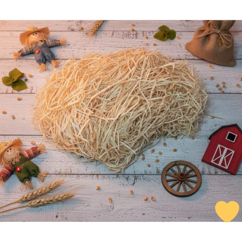Palha Natural Pinus para decoração 500g Coloridas várias Cores
