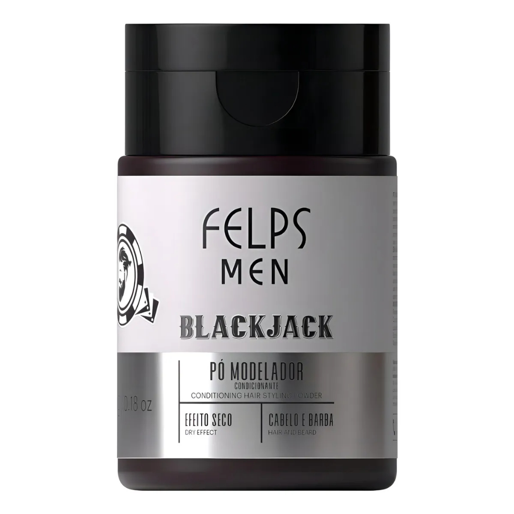 Felps Professional Men Black Jack - Pomada Modeladora em Pó 5g