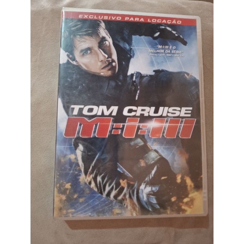 DVD TOM CRUISE MISSÃO IMPOSSÍVEL 3
