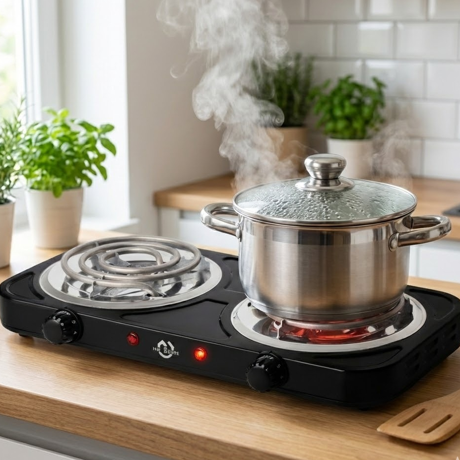 Fogareiro Elétrico Espiral 2 Bocas 2000 Watts 127v ou 220v - MMHouse em Oferta na Shopee