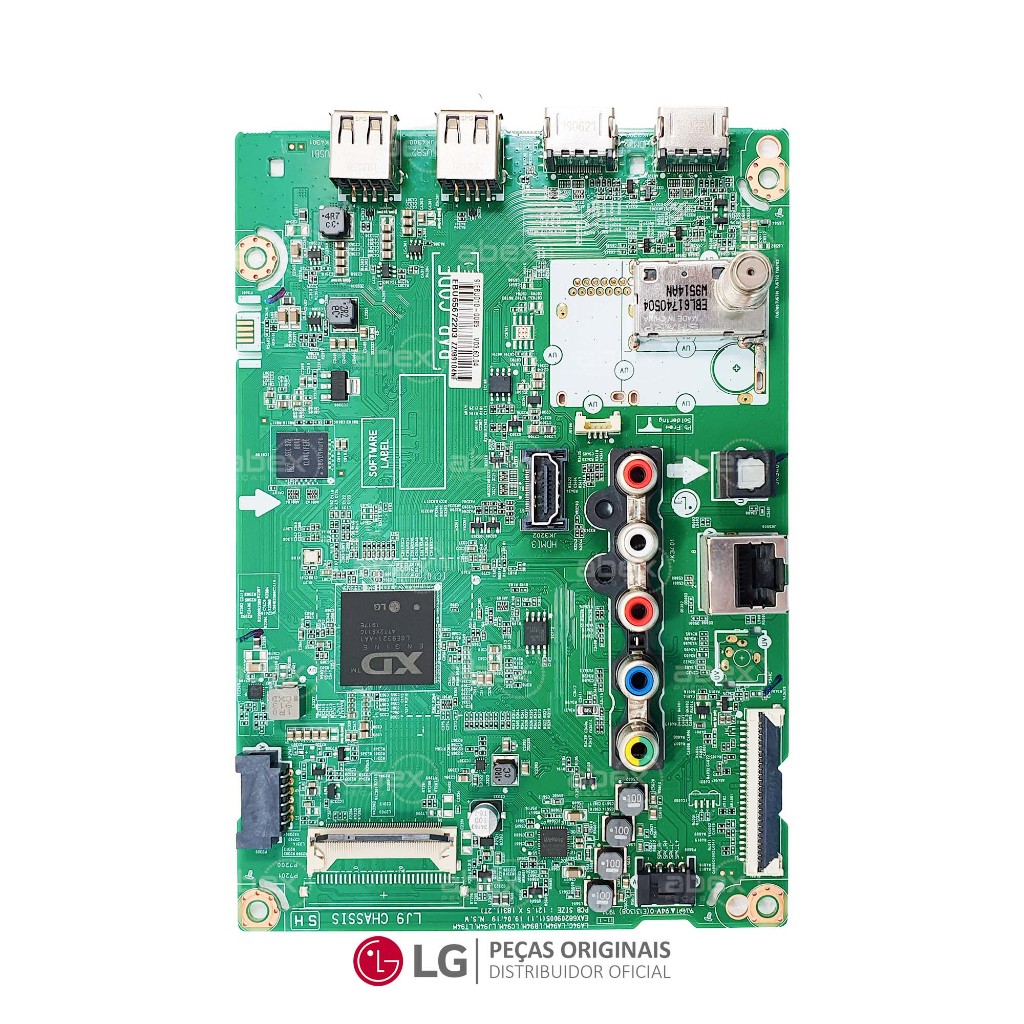 Placa Principal Para Tv LG 43LM6300PSB 43LM631C0SB EBU65672503 Original