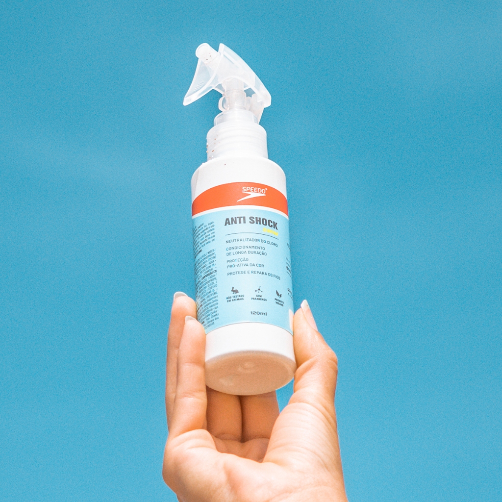 Leave-in Spray Anti Shock Swim Speedo 120ml PINK CHEEKS em Oferta na Shopee