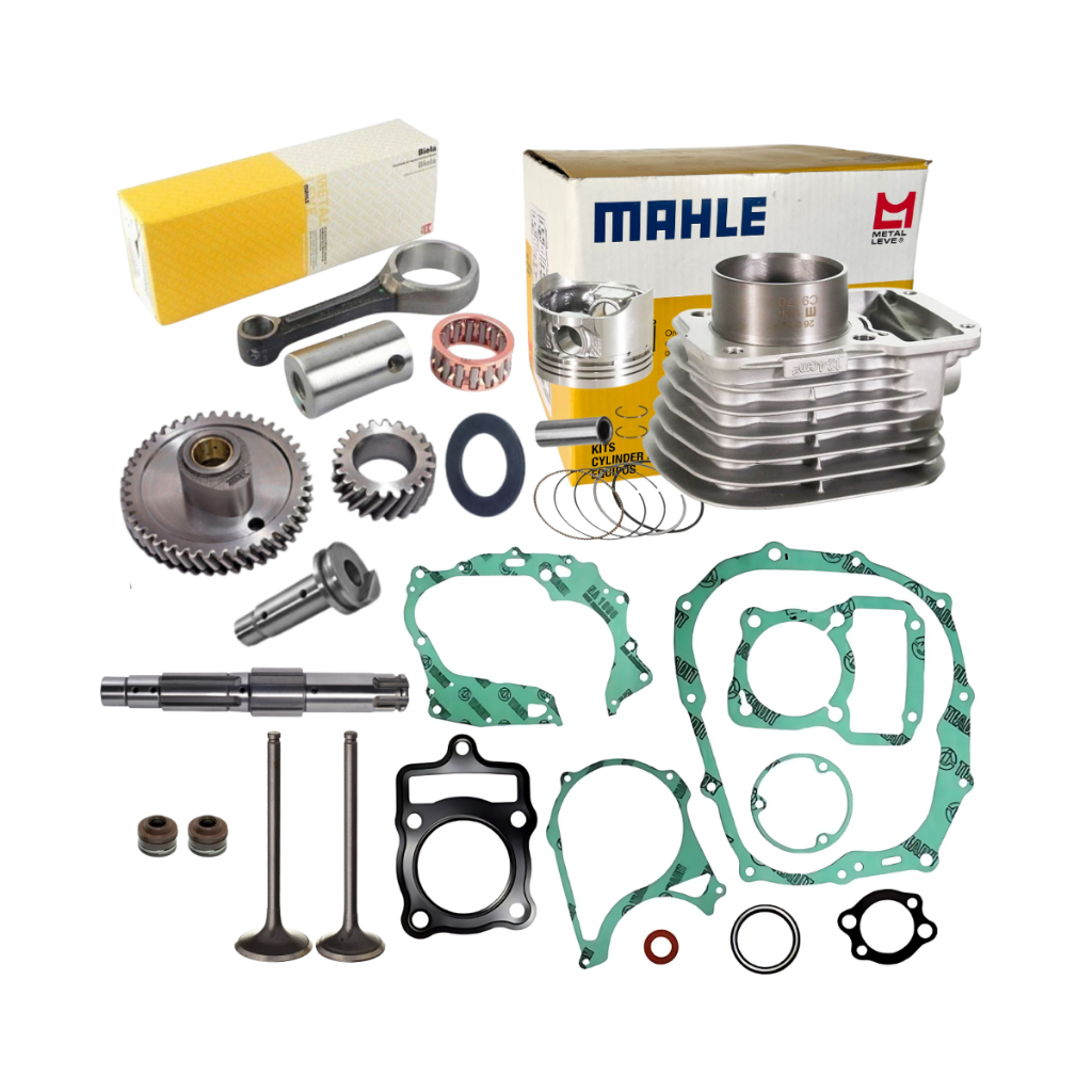 Kit Cilindro Motor Metal Leve CG Titan 125 1992 até 1999 Biela Válvulas Comando Juntas em Oferta na Shopee