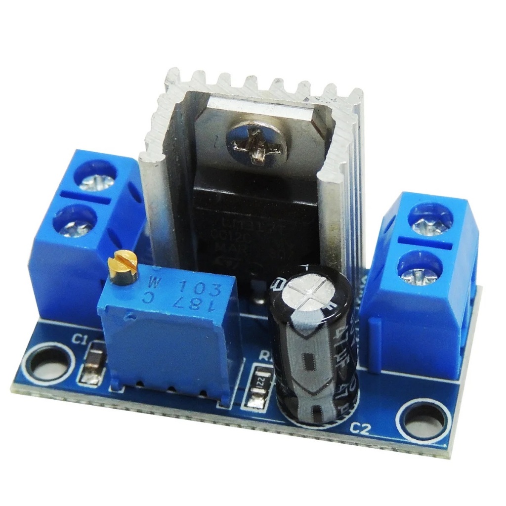 Módulo LM317 Step Down para Projetos Eletrônicos - Regulador de Tensão Dc-dc