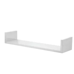 Prateleira em U 60x30 na cor branco fosco