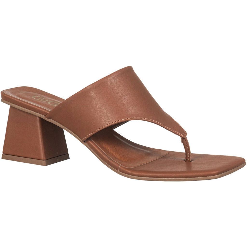 Tamanco Feminino  De Dedo Sandália Salto Geométrico Grosso Médio em Oferta na Shopee