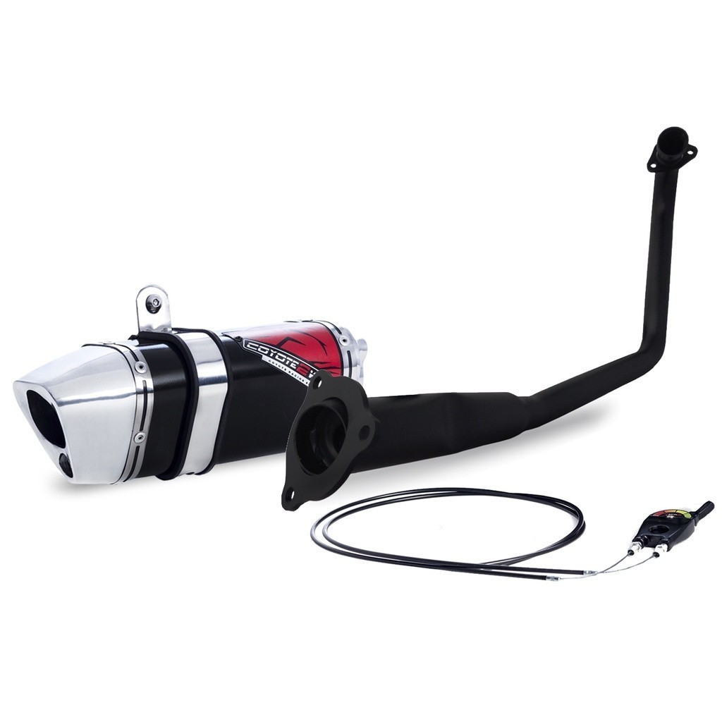 Escape / Ponteira Coyote TRS 2 Way + Mais JUNIOR 20cm em Alumínio - ADV 160 Ano 2025 em Diante- Honda