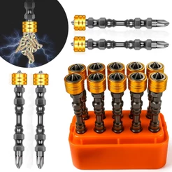 Kits Bits Ponteira Dupla Magnetica Imantada Com Limitador Parafusadeira