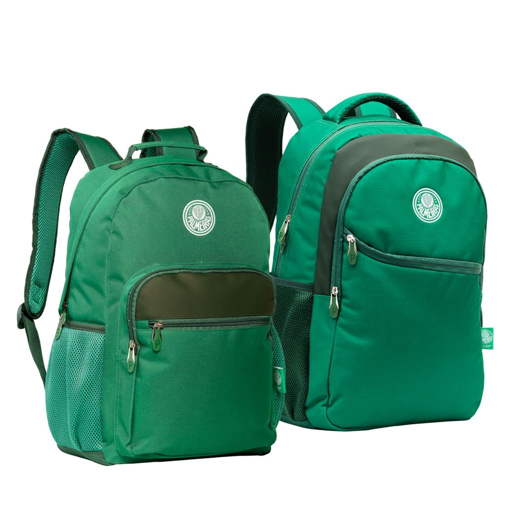 Mochila Esportiva Verde 40x28cm - Palmeiras - Xeryus