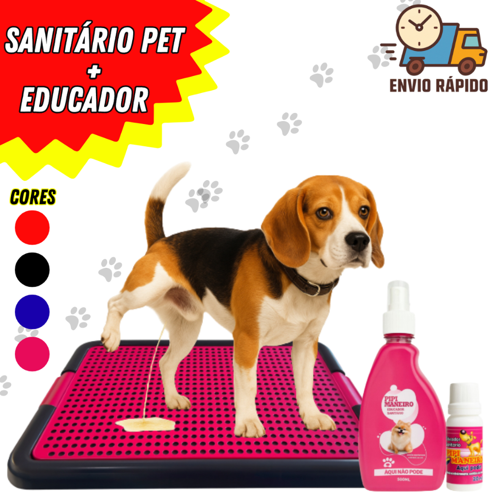 Sanitário Canino Grande Banheiro Pet Educador Xixi Sim Tapete Higiênico Cachorro em Oferta na Shopee