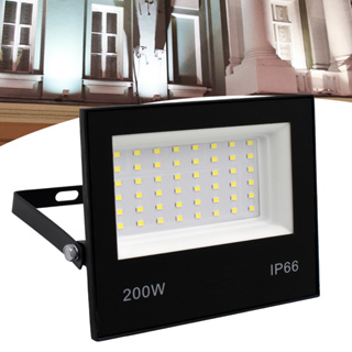 Refletor Led Holofote 200w Ip66 Bivolt Forte Luz Branco Frio em Oferta na Shopee