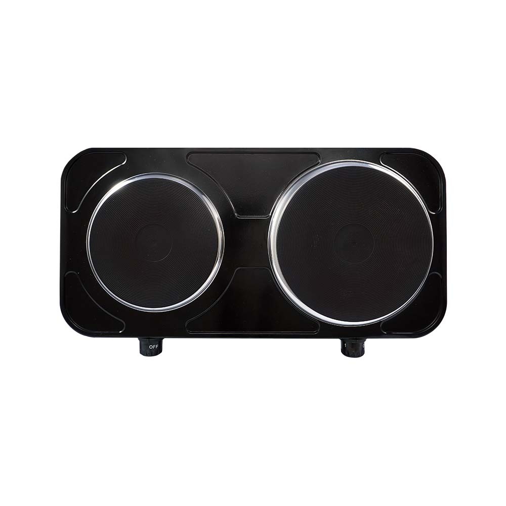 Fogão Eletrico De Mesa Dois Pratos Preto 2500w Agratto Preto 127V