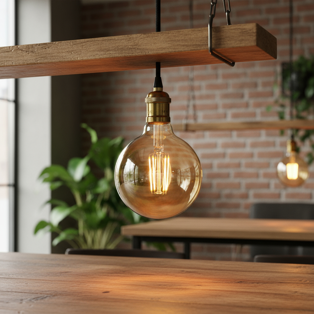 Lâmpada Decorativa Filamento Led G95 Retrô Vintage Bivolt