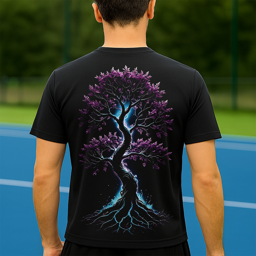 Camiseta Dry Fit Masculina Estampada Árvore de Cerejeira P ao GG Leve Respirável Academia Treino