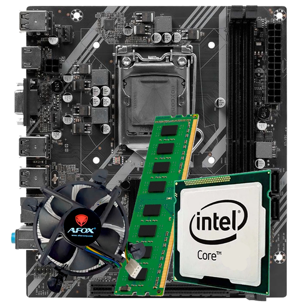 Kit Upgrade Placamãe 1155, processador Intel I7/3° Geração, memoria 8gb ou 16gb, cooler