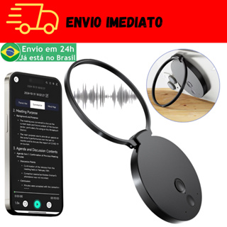 Gravador Com IA: Transcrição Voz Inteligente Estudo Trabalho Traduz Reunião Resumo em Oferta na Shopee