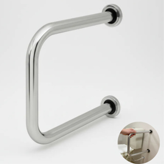 Barra De Apoio U Para Banheiro Lavatório Alça Segurança Apoio Idosos e Deficientes Vários Tamanhos em Oferta na Shopee