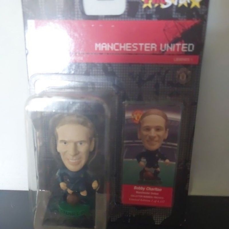 Mini Craque Bobby Charlton Manchester United Corinthian Prostars - Raridade - Lacrado.