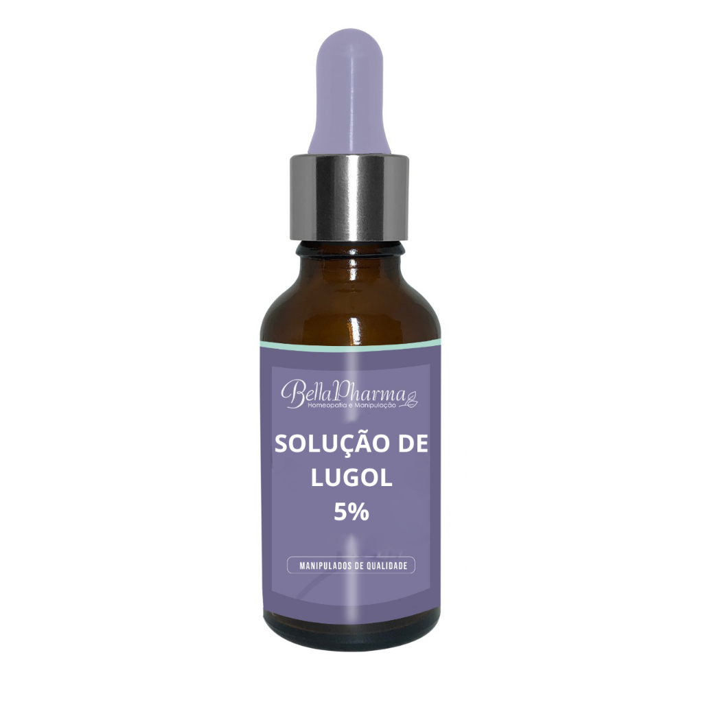 Solução de Iodo 5% + Iodeto de potássio 10% - Vidro Conta Gotas 30 Ml em Oferta na Shopee