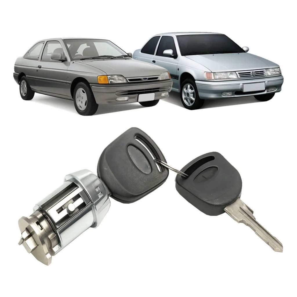 Cilindro Ignição Escort Verona G2 Logus Pointer 93 a 96 Com Chaves