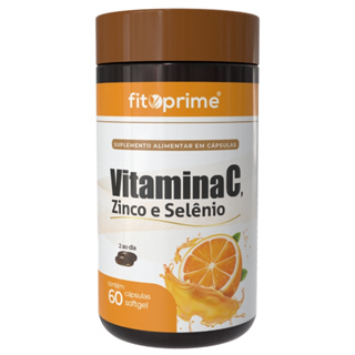 Vitamina C + Zinco e Selênio 60 Cápsulas Softgel Fitoprime em Oferta na Shopee