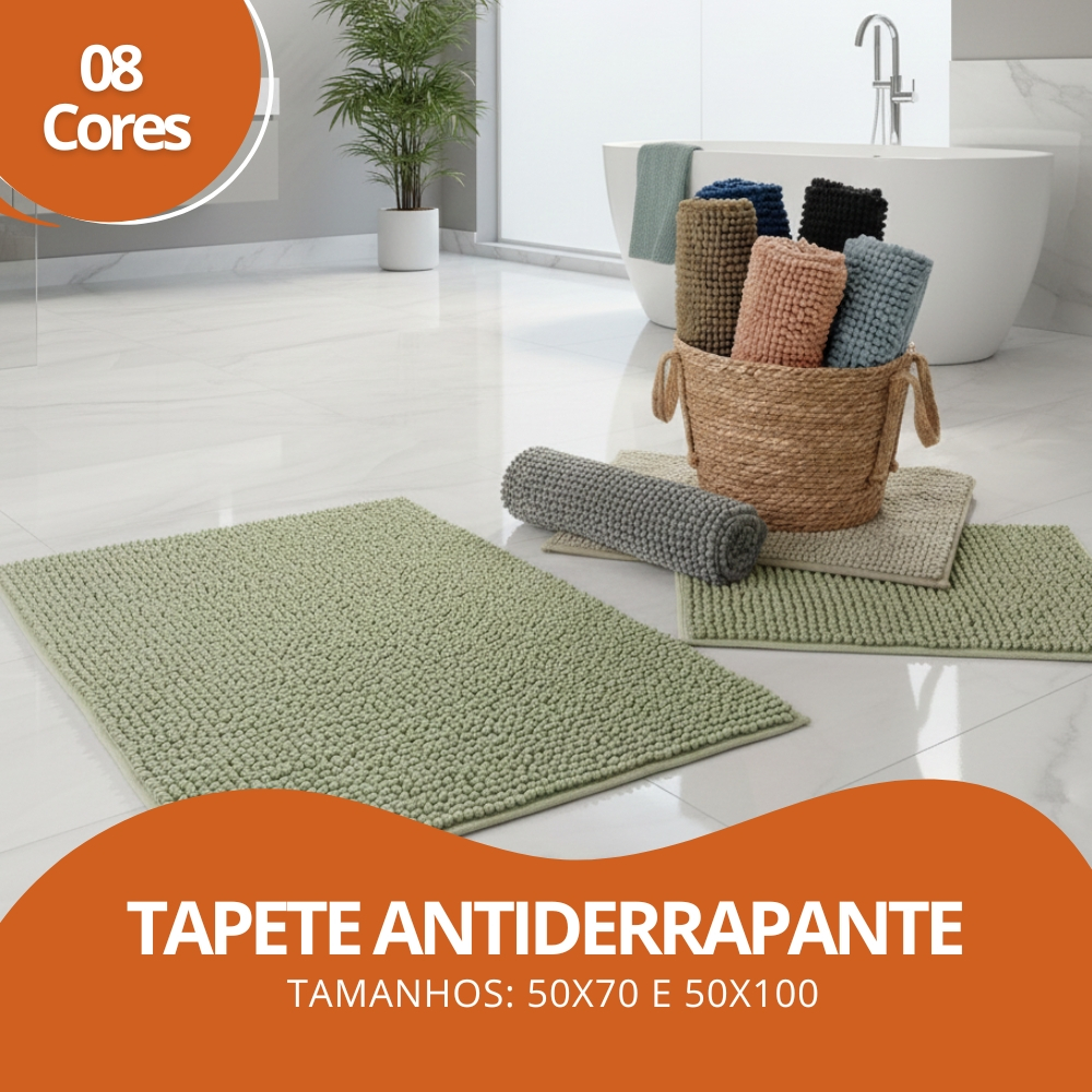Kit Tapete Banheiro 38x58cm |50x100m |50x70cm Antiderrapante Pipoca Popcorn Várias Cores Macio em Oferta na Shopee