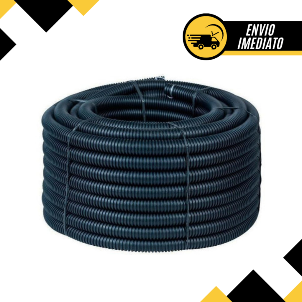 Conduite 50 Metros Cinza Escuro Canduite Reforçado Elétrica - Promoção