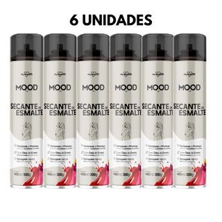 COMBO 6 UNIDADES SECANTE DE ESMALTE MOOD MY HEALTH 400ML