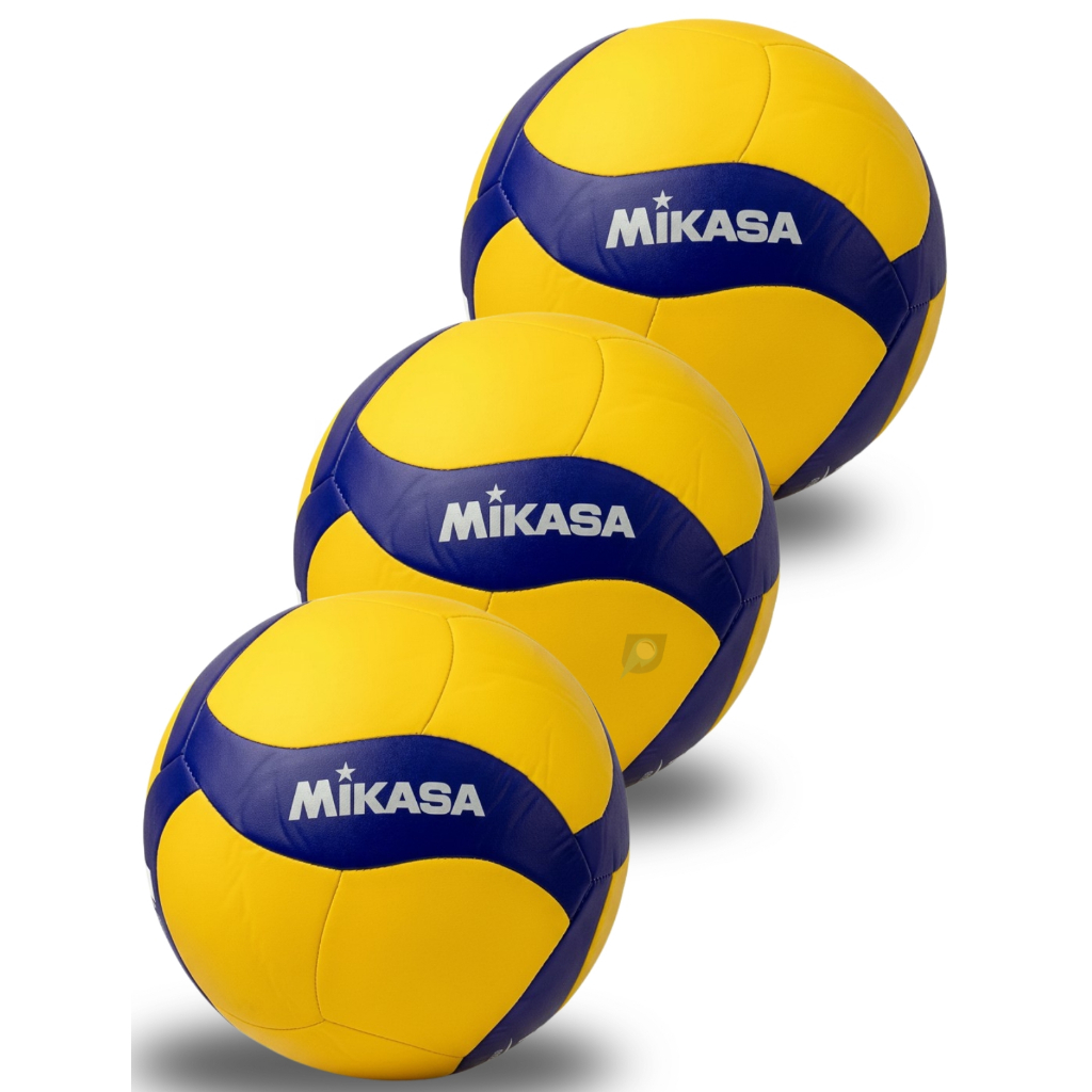 Kit 3 Bolas Vôlei Mikasa V360W Profissional Treino Campeonato Tamanho Oficial Leve Macia - Originall