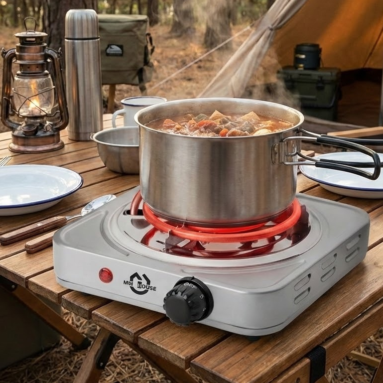 Fogareiro Elétrico Espiral 1 Boca 1000 Watts 127v ou 220v - MMHouse em Oferta na Shopee